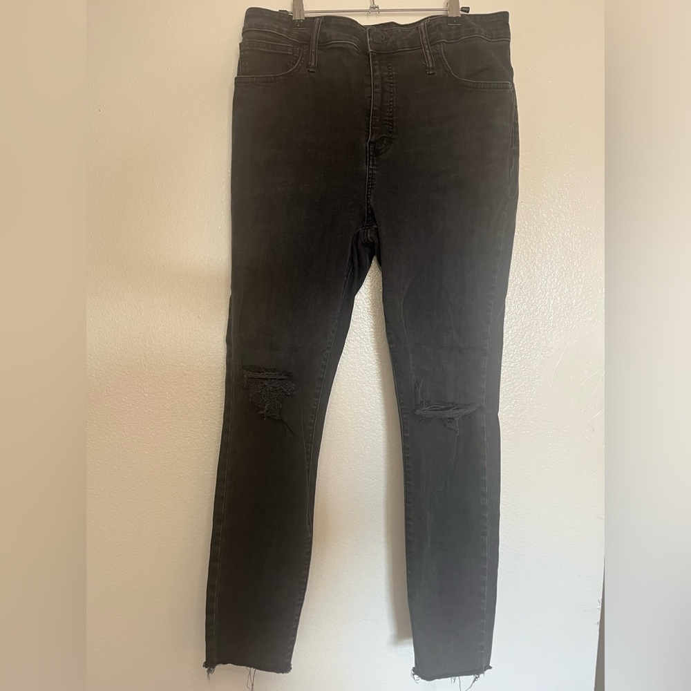 Madewell Curvy High Rise Skinny Jean-Distressed